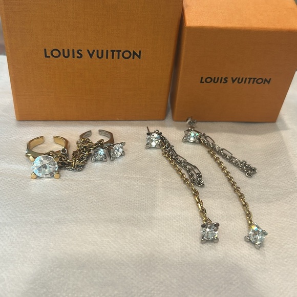 1/18 CHANCE TO WIN RARE AND STUNNING LV JEWELRY SET OR CHANEL EARRINGS - Picture 1 of 14